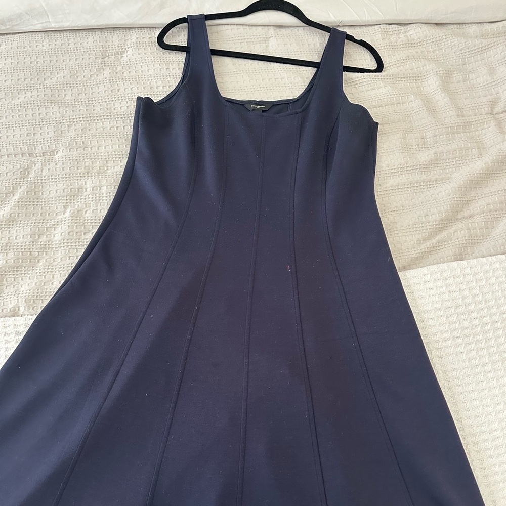 Banana Republic Classic Navy Midi Dress